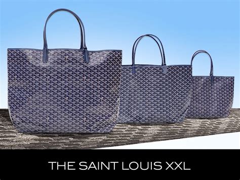 goyard st louis tote prices 2018|Goyard st louis size comparison.